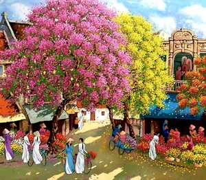 Beautiful Spring Drawing Ideas and Warm Vibrant Art Inspiration - image 11