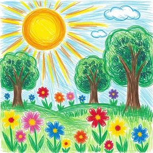 Beautiful Spring Drawing Ideas and Warm Vibrant Art Inspiration - image 2