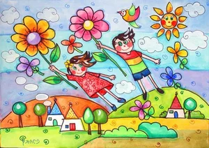 Beautiful Spring Drawing Ideas and Warm Vibrant Art Inspiration - image 6