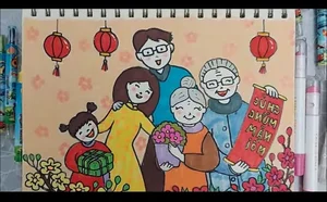 Beautiful Spring Drawing Ideas and Warm Vibrant Art Inspiration - image 33