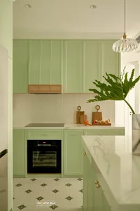 The Estella Apartment Renovation: 155m2 Transformed with Mint Tones and Modern Farmhouse Style - image 11