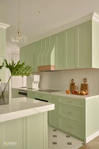 The Estella Apartment Renovation: 155m2 Transformed with Mint Tones and Modern Farmhouse Style - image 16