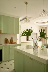 The Estella Apartment Renovation: 155m2 Transformed with Mint Tones and Modern Farmhouse Style - image 2