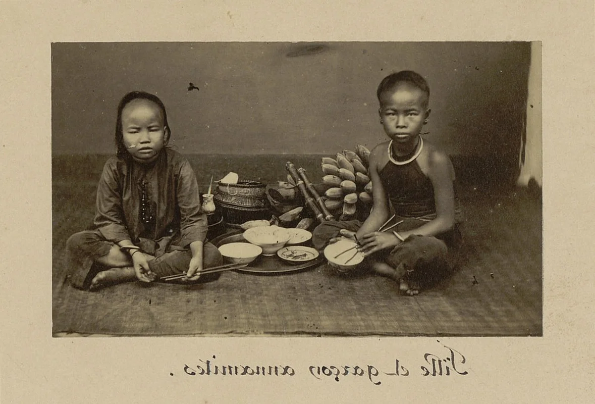 Rare Historical Photos of Vietnamese Children in the 1860s and 1870s