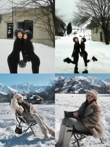 Vbiz Celebrities Chase the Winter Snow Trend Worldwide - image 7