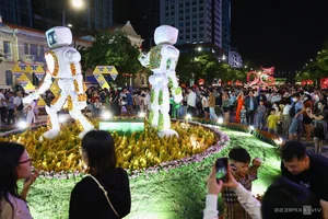 Massive Crowds Gather at Nguyen Hue Flower Street for Lunar New Year - image 11