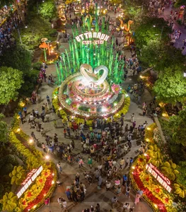 Massive Crowds Gather at Nguyen Hue Flower Street for Lunar New Year - image 5