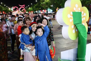 Massive Crowds Gather at Nguyen Hue Flower Street for Lunar New Year - image 10