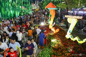 Massive Crowds Gather at Nguyen Hue Flower Street for Lunar New Year - image 4