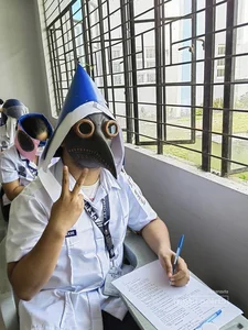 Creative Anti-Cheating Hats Designed by Students in the Philippines - image 9