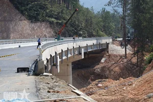 New Viaduct on Mimosa Pass Da Lat Nears Completion Before Official Opening - image 1