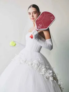 Dianka Zakhidova and Bui Tien Dung: Playing Pickleball in a Wedding Dress - image 4