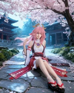 99+ Bold and Seductive Yae Miko Cosplay Images from Genshin Impact - image 35