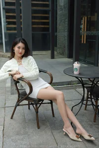 Xiao Bao White Hip Skirt IESS Elegant Collection - image 43