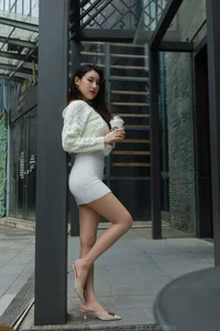 Xiao Bao White Hip Skirt IESS Elegant Collection - image 62