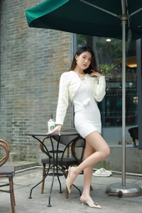 Xiao Bao White Hip Skirt IESS Elegant Collection - image 52