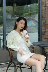 Xiao Bao White Hip Skirt IESS Elegant Collection - image 26