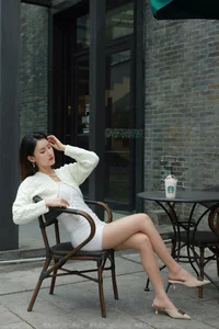 Xiao Bao White Hip Skirt IESS Elegant Collection - image 49