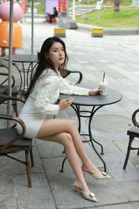 Xiao Bao White Hip Skirt IESS Elegant Collection - image 70