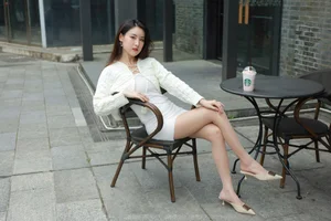 Xiao Bao White Hip Skirt IESS Elegant Collection - image 56