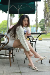 Xiao Bao White Hip Skirt IESS Elegant Collection - image 59