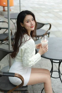 Xiao Bao White Hip Skirt IESS Elegant Collection - image 68