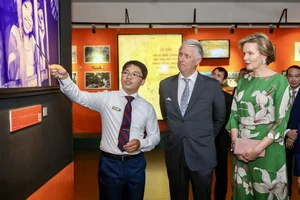 Belgian King Philippe and Queen Mathilde Visit the War Remnants Museum in Ho Chi Minh City - image 1