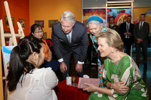 Belgian King Philippe and Queen Mathilde Visit the War Remnants Museum in Ho Chi Minh City - image 4