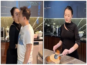 Actress Phuong Oanh Teaches Miss Vietnam Ngoc Han Cooking Secrets - image 3