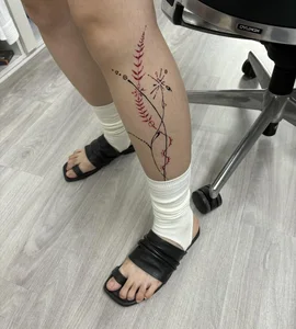 111+ Beautiful and Alluring Calf Tattoos for Women: Elegant Ink Inspiration - image 41