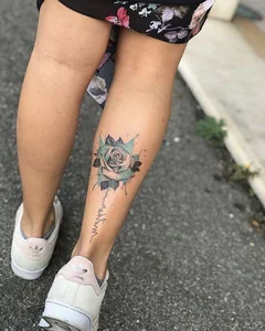 111+ Beautiful and Alluring Calf Tattoos for Women: Elegant Ink Inspiration - image 32