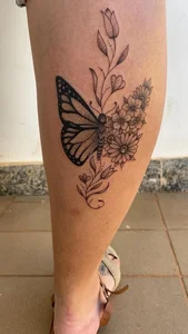 111+ Beautiful and Alluring Calf Tattoos for Women: Elegant Ink Inspiration - image 26