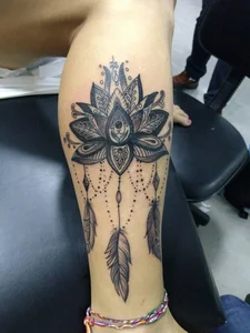 111+ Beautiful and Alluring Calf Tattoos for Women: Elegant Ink Inspiration - image 37