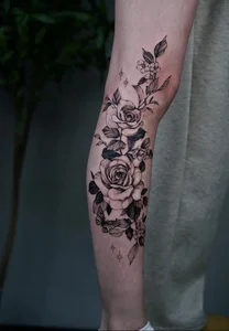 111+ Beautiful and Alluring Calf Tattoos for Women: Elegant Ink Inspiration - image 39