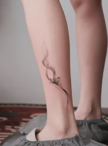 111+ Beautiful and Alluring Calf Tattoos for Women: Elegant Ink Inspiration - image 10