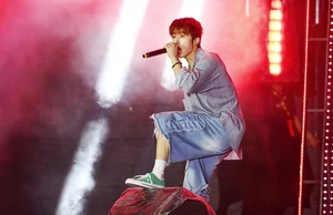 South Korean Rapper B.I Delivers Electrifying Performance of Hit Songs at Road to 8Wonder Concert - image 8