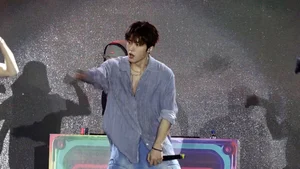 South Korean Rapper B.I Delivers Electrifying Performance of Hit Songs at Road to 8Wonder Concert - image 6