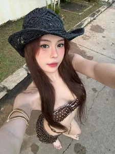 Tiktoker Ngan Ha Stuns Fans with Playful Polka Dot Bikini Photoshoot - image 7