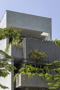Modern 3-Story HY House in Da Nang with a Unique Perforated Terracotta 'Tropical Shell' - image 3