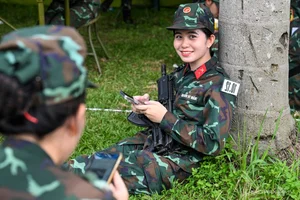 Female Soldiers Participate in First Joint Rehearsal for September 2nd Parade - image 7