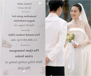 Exquisite Wedding Menus of Top Vietnamese Celebrities Revealed - image 1