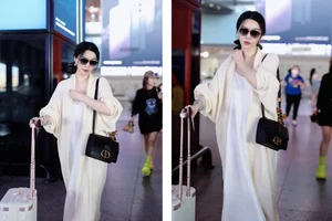 Fan Bingbing Spotted on Subway: Oversized Fashion with a Multi-Million Dollar Luxury Bracelet - image 3