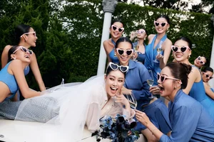 Khanh Van Wedding: Ten Miss Universe Vietnam Stars Serve as Elegant Bridesmaids - image 1