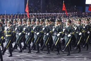Joint Military Parade Rehearsal on Historic Le Duan Street - image 0