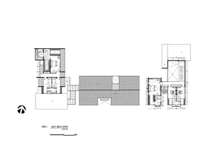 Modern Multi-Generational Home Design: Three Separate Blocks Around a Central Courtyard - image 6