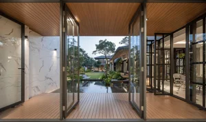 Modern Multi-Generational Home Design: Three Separate Blocks Around a Central Courtyard - image 20