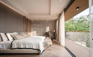 Modern Multi-Generational Home Design: Three Separate Blocks Around a Central Courtyard - image 9