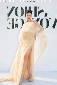Vietnamese Celebrities Flaunt High Fashion at Le Thanh Hoa's Runway Show - image 6