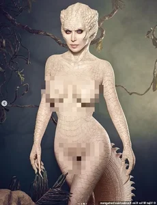 Kim Kardashian Stuns in Breathtaking Albino Alligator Halloween Costume - image 0