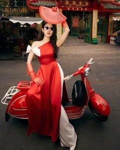 Mỹ Nhân Việt Chuộng Áo Dài Dáng Suông Ngày Tết - image 4